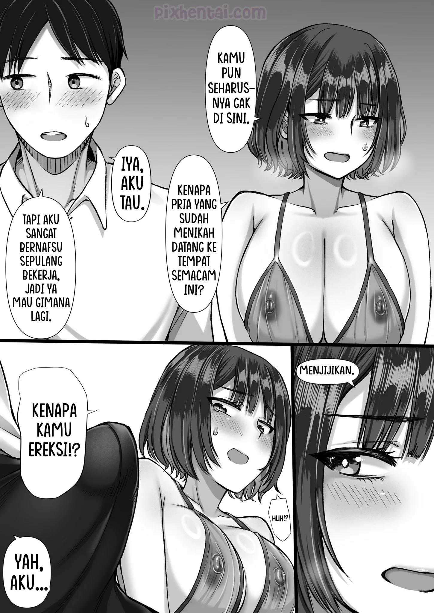 Komik hentai xxx manga sex bokep Fuuzoku ni Ittara o Katai Hazu no Tsuma no Imouto ga Detekita Hanashi 9